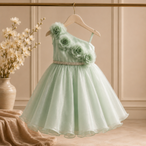 Mint Green Floral Dress